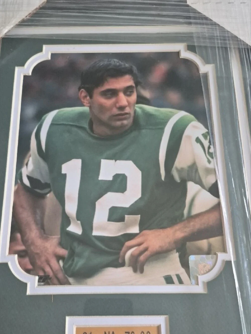 Joe Namath Super Bowl III MVP with Ticket From Super Bowl III
